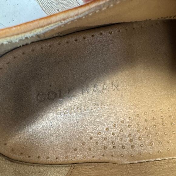 Cole Haan ZERØGRAND Brown Leather Cap Toe Oxford Dress Shoes Men's Size 11M - Picture 9 of 9